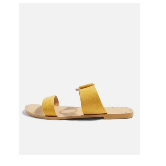 Topshop Wide fit Hooray two Strap Sandal - Picture 2 of 6